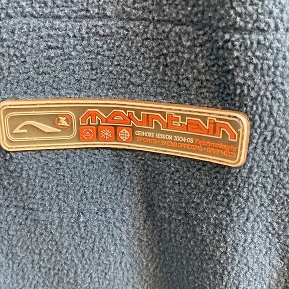 Vintage Mountain Iceshore Reversible Vest Orange Blue Men’s Size XL Outdoor Ski - Picture 7 of 8